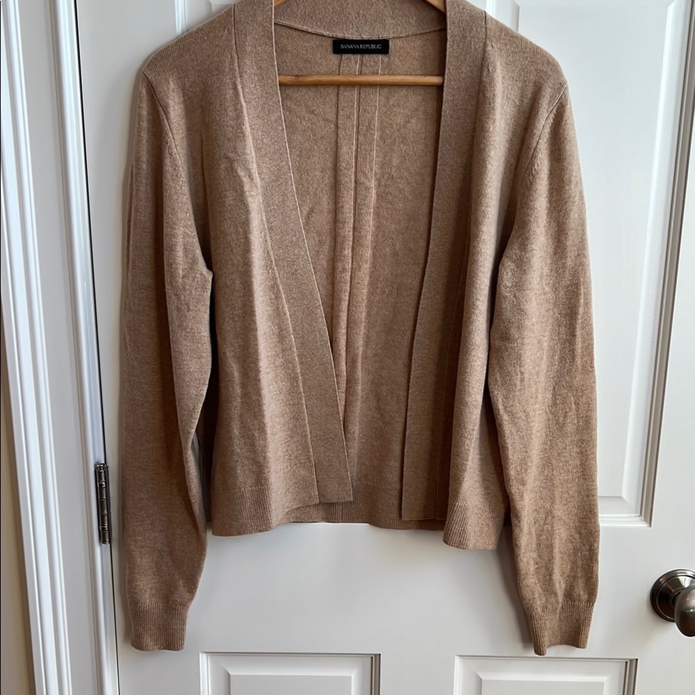 Banana Republic Brown Cardigan Sweater Soft Knit